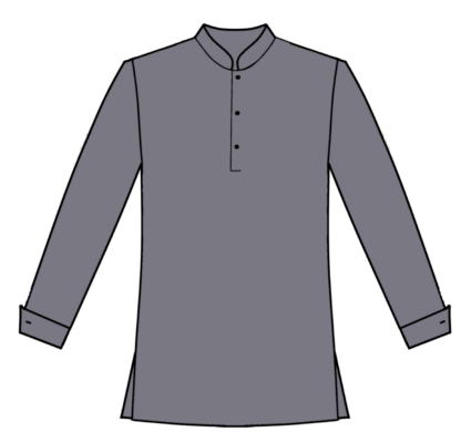 103-Solid Pullover No Yoke - Image 8