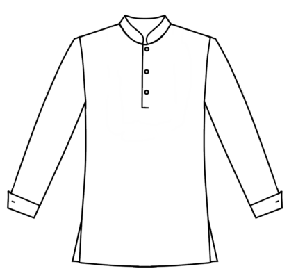 103-Solid Pullover No Yoke - Image 9