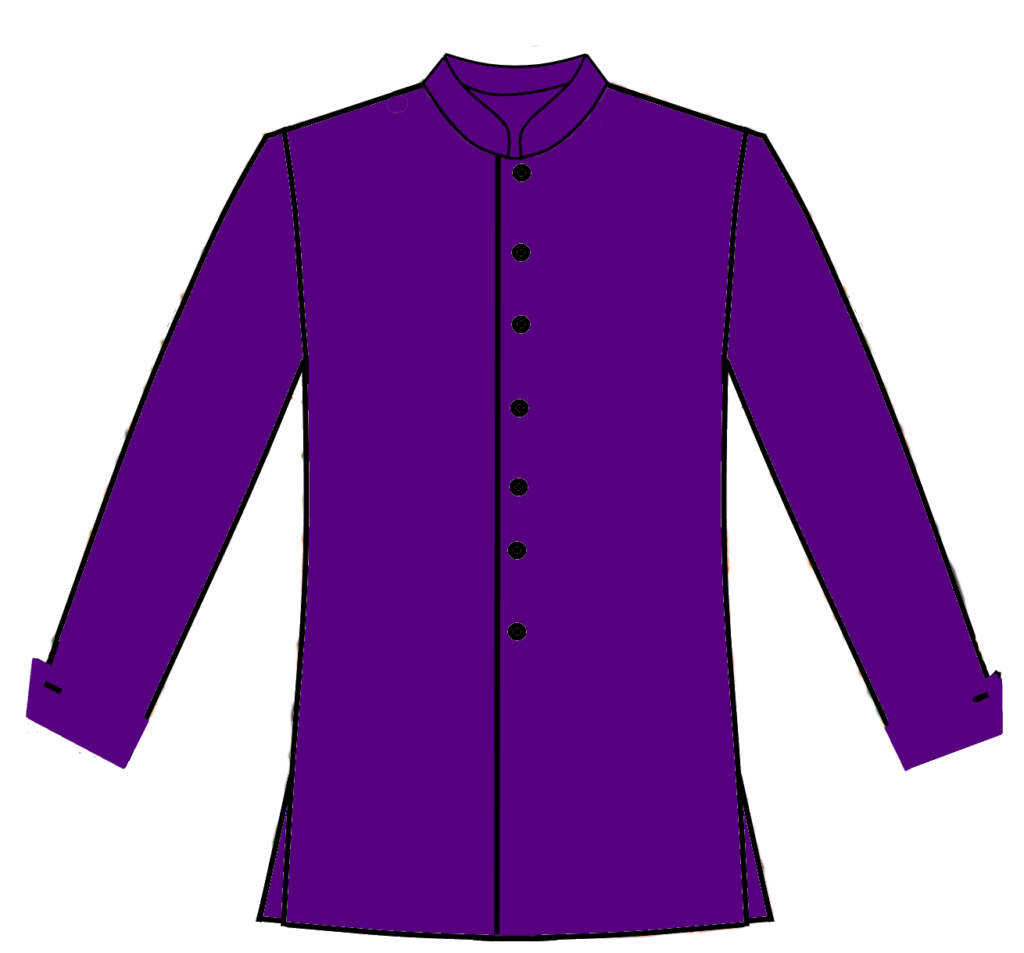 203-Solid Button Front