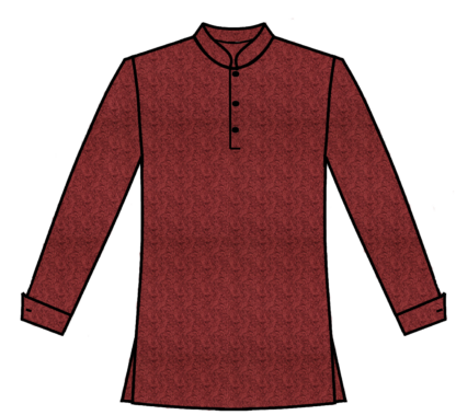 Red Paisley no yoke