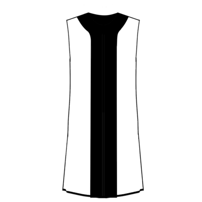 404- Solid Vest with Solid Facings