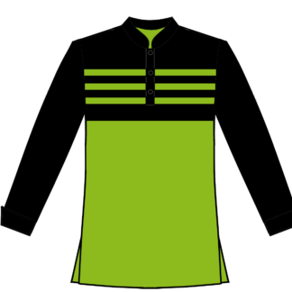 187 Black and apple green